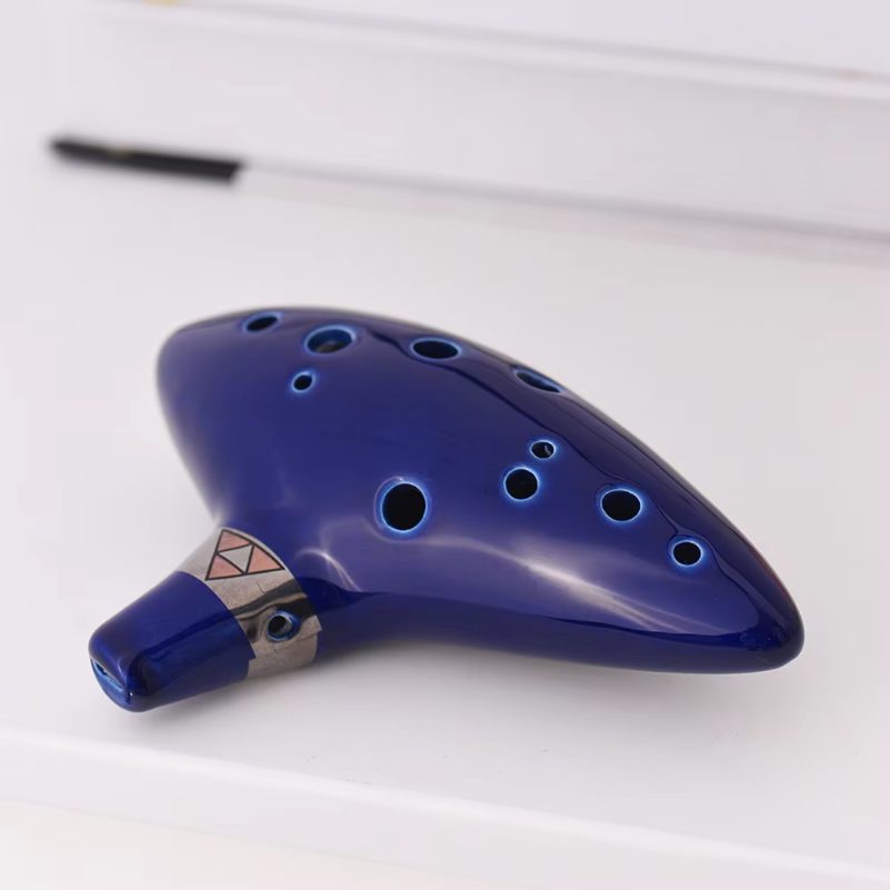 Musical Instrument Book - 12 Hole Ocarina Ceramic Alto C