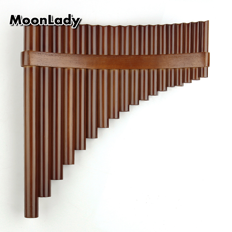 Musical Instrument Lute - 18 Pipes Bamboo Made Pan Flute