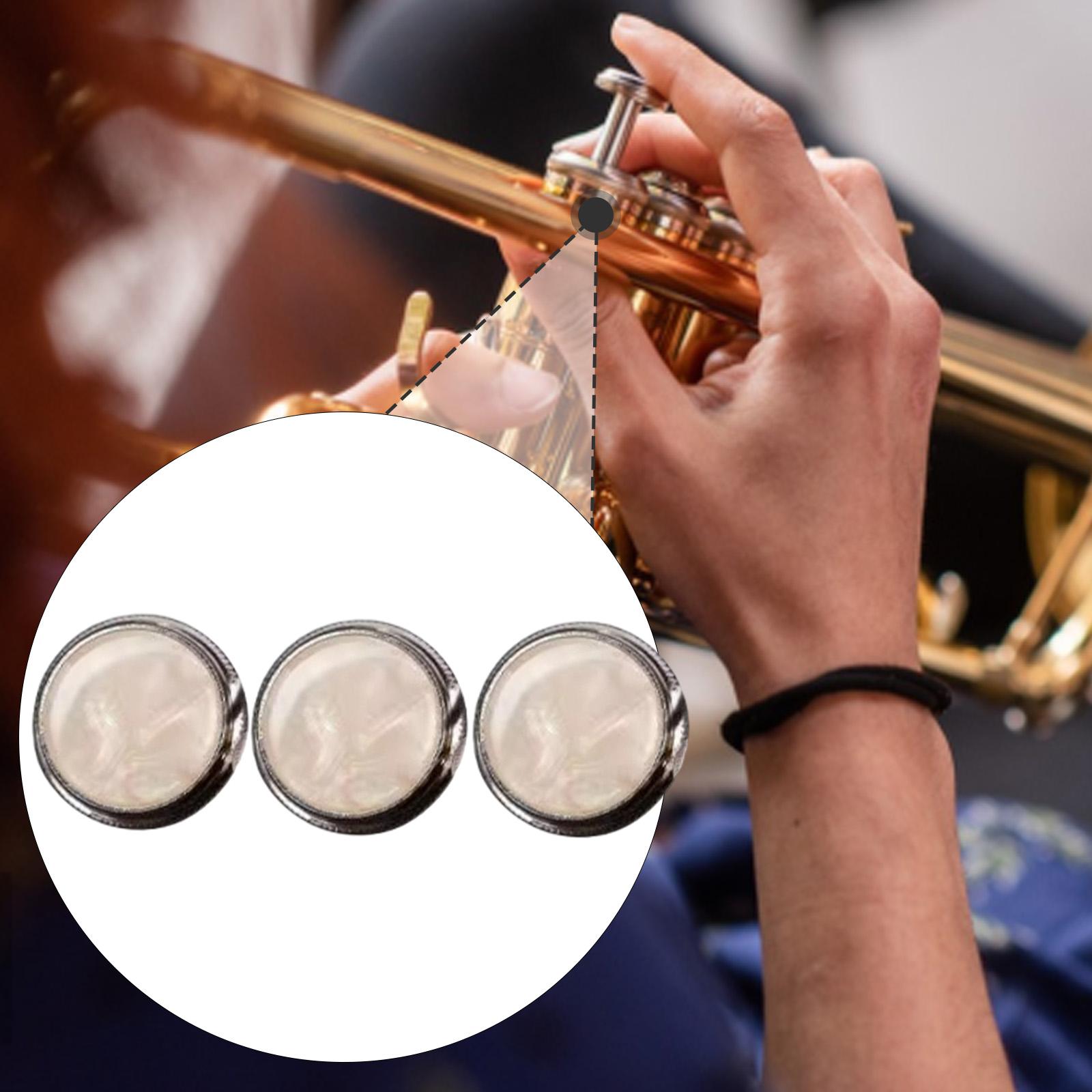 Musical Instrument Repair - 3Pcs Trumpet Valve Caps Repairing Improve