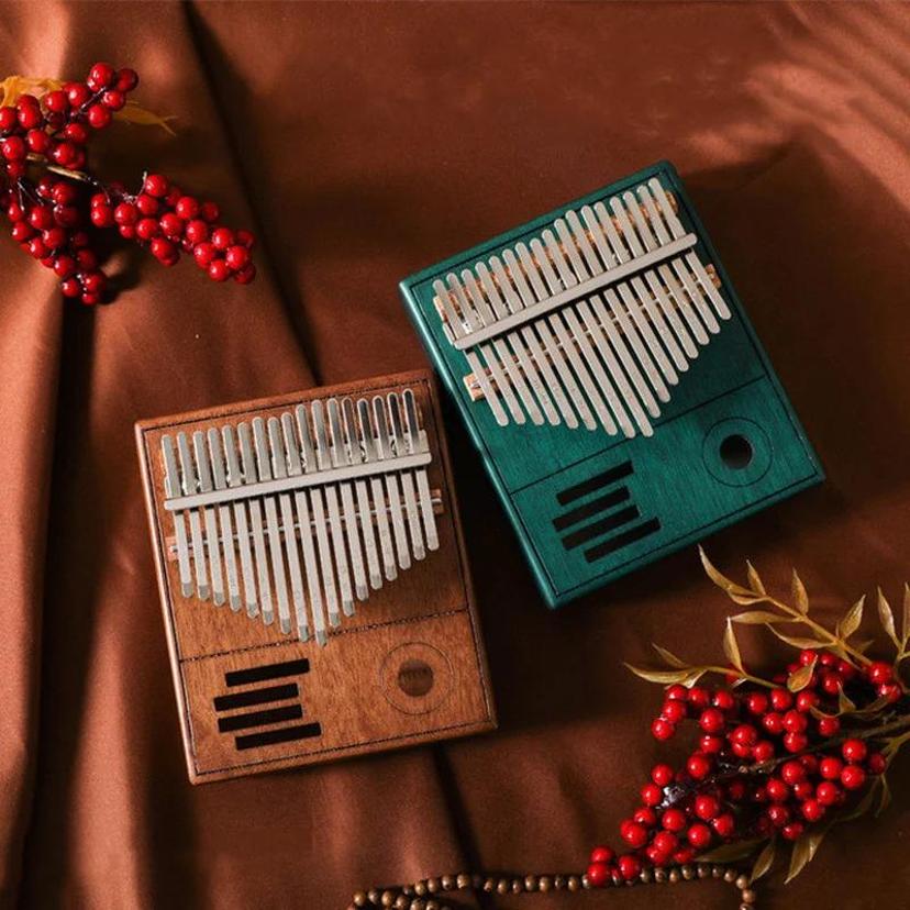 Musical Instrument Box - Retro Kalimba 17 Key Thumb Piano