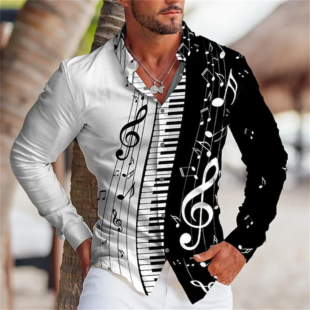 Musical Instrument Japan - 2025 Summer Men's Long Sleeves Shirt