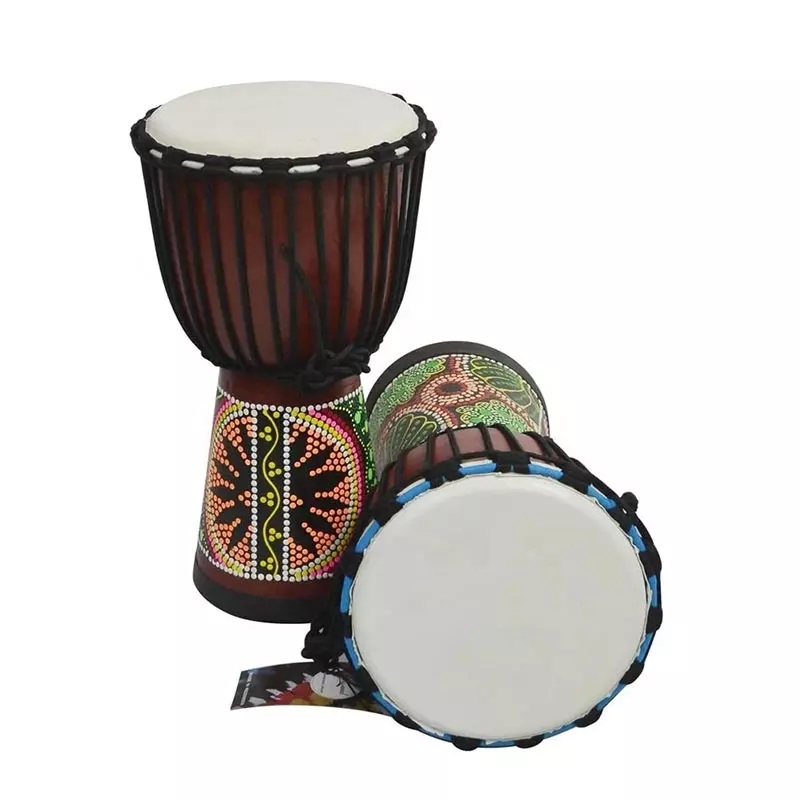 Musical Instrument Logo - Adult Size12 Inch African Djembe Drum
