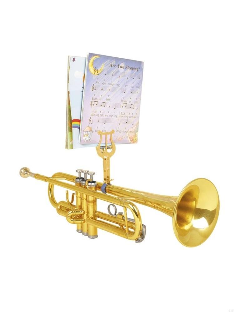 Musical Instrument Book - Music Book Clip Trumpet Music Holder