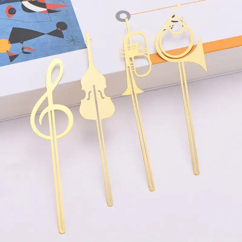 Musical Instrument Book - Durable Gold Musical Note Musical Instruments