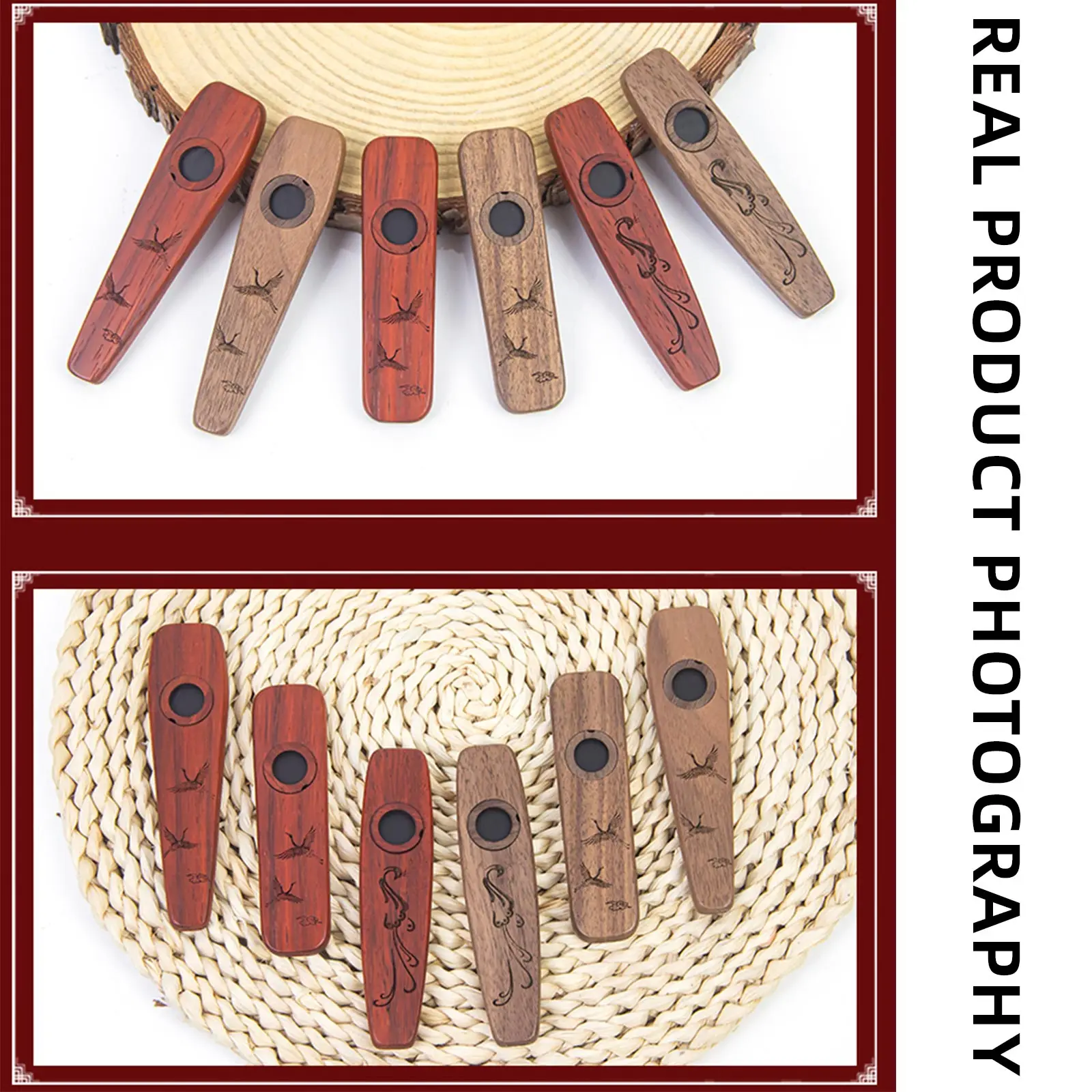 Musical Instrument Box - 2025 New Wooden Kazoo Gift Set