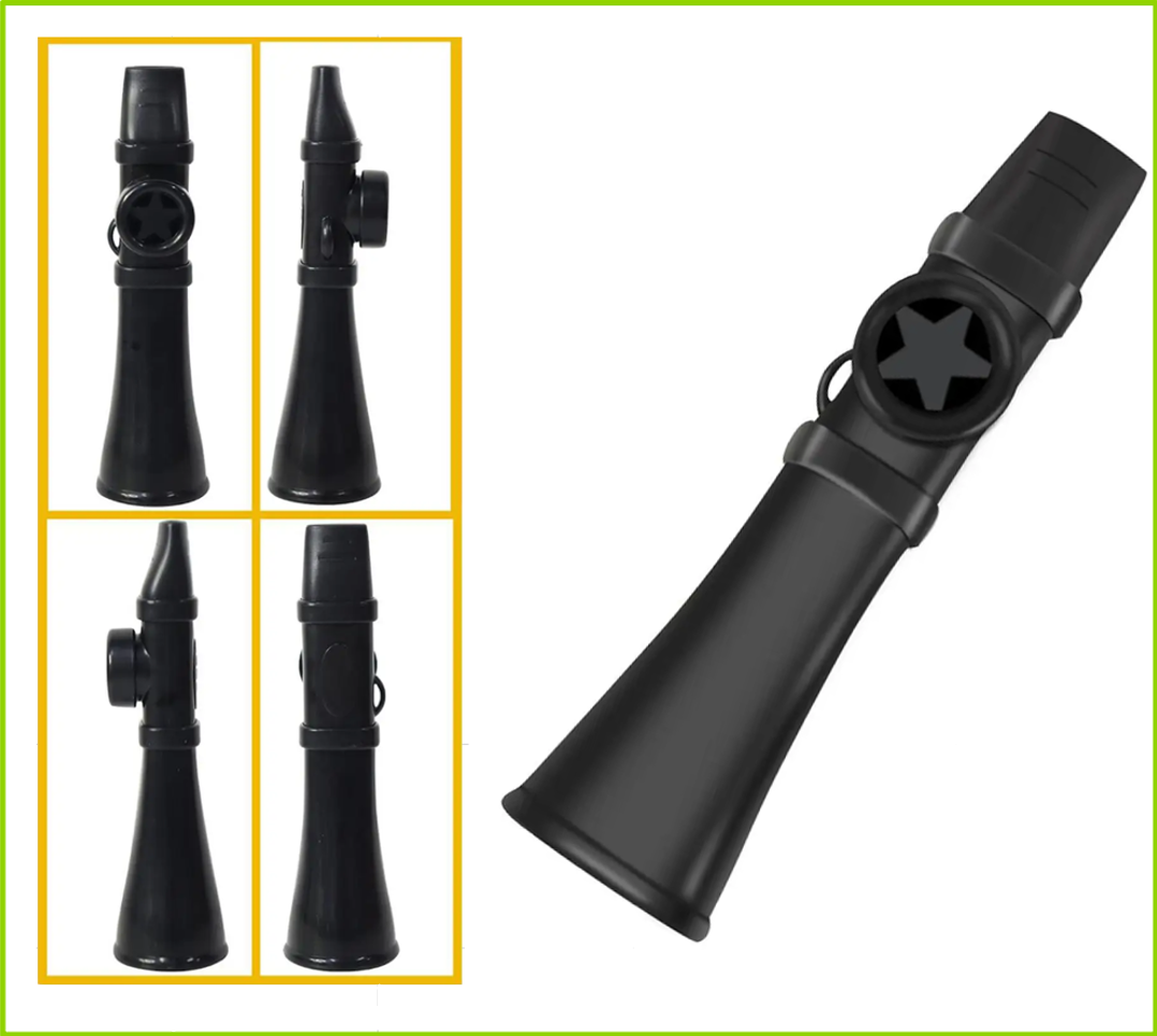 Portable ABS Kazoo Flute Easy  - Musical Instrument Easy To Learn For Adults recension och pris