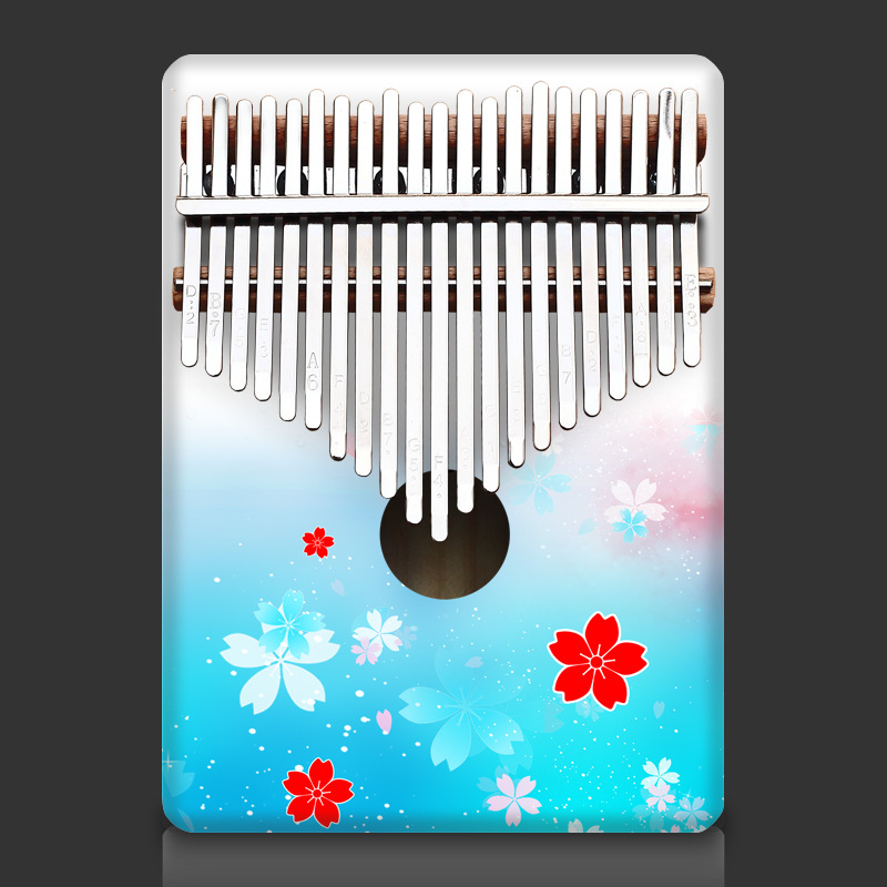 Colorful 21 Key Kalimba Kids C - Musical Instruments Cartoon recension och pris