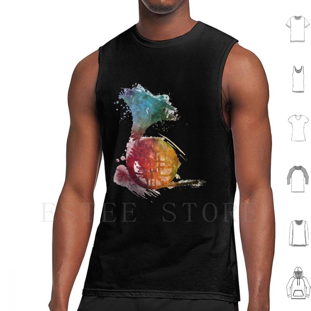 French Horn Watercolor Tank To - Musical Instrument French recension och pris