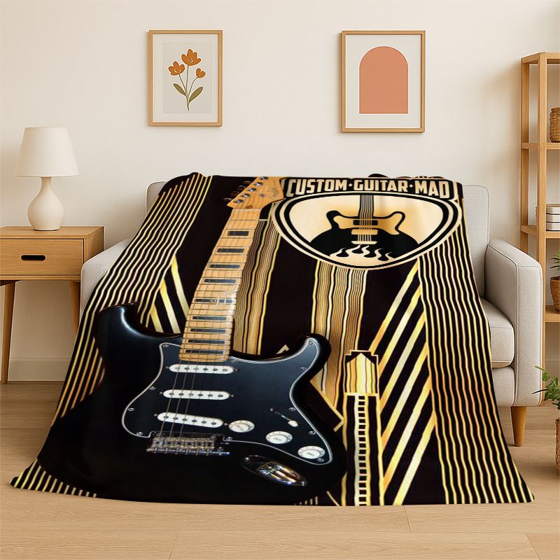 Retro Fender Guitar Logo Instr - Musical Instrument Logo recension och pris