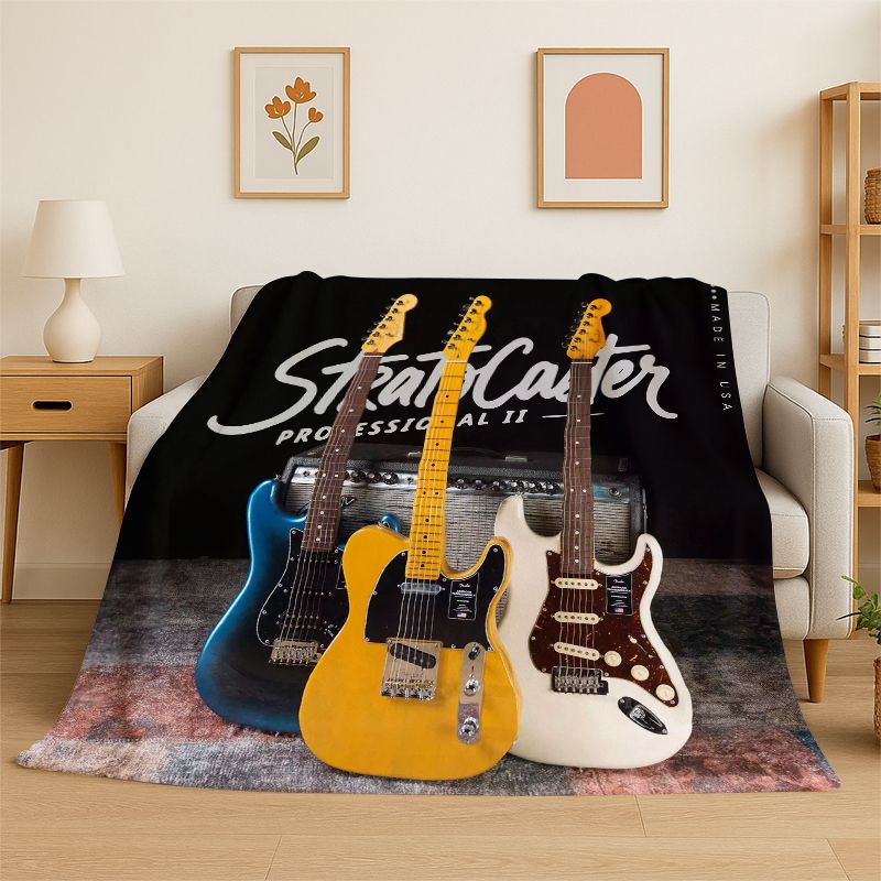Retro Fender Guitar Logo Instr - Musical Instrument Logo recension och pris