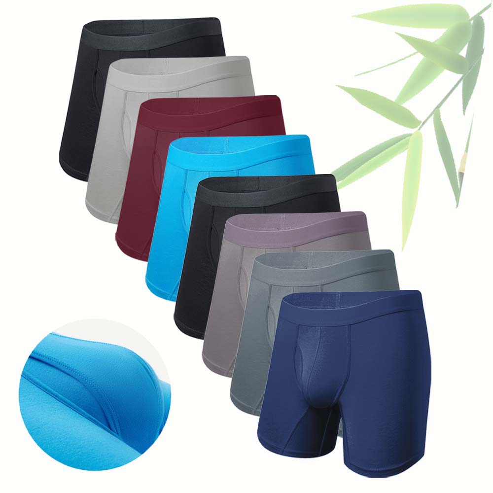 8Pcs Bamboo Fiber Boxers Man B - Didgeridoo Bamboo recension och pris