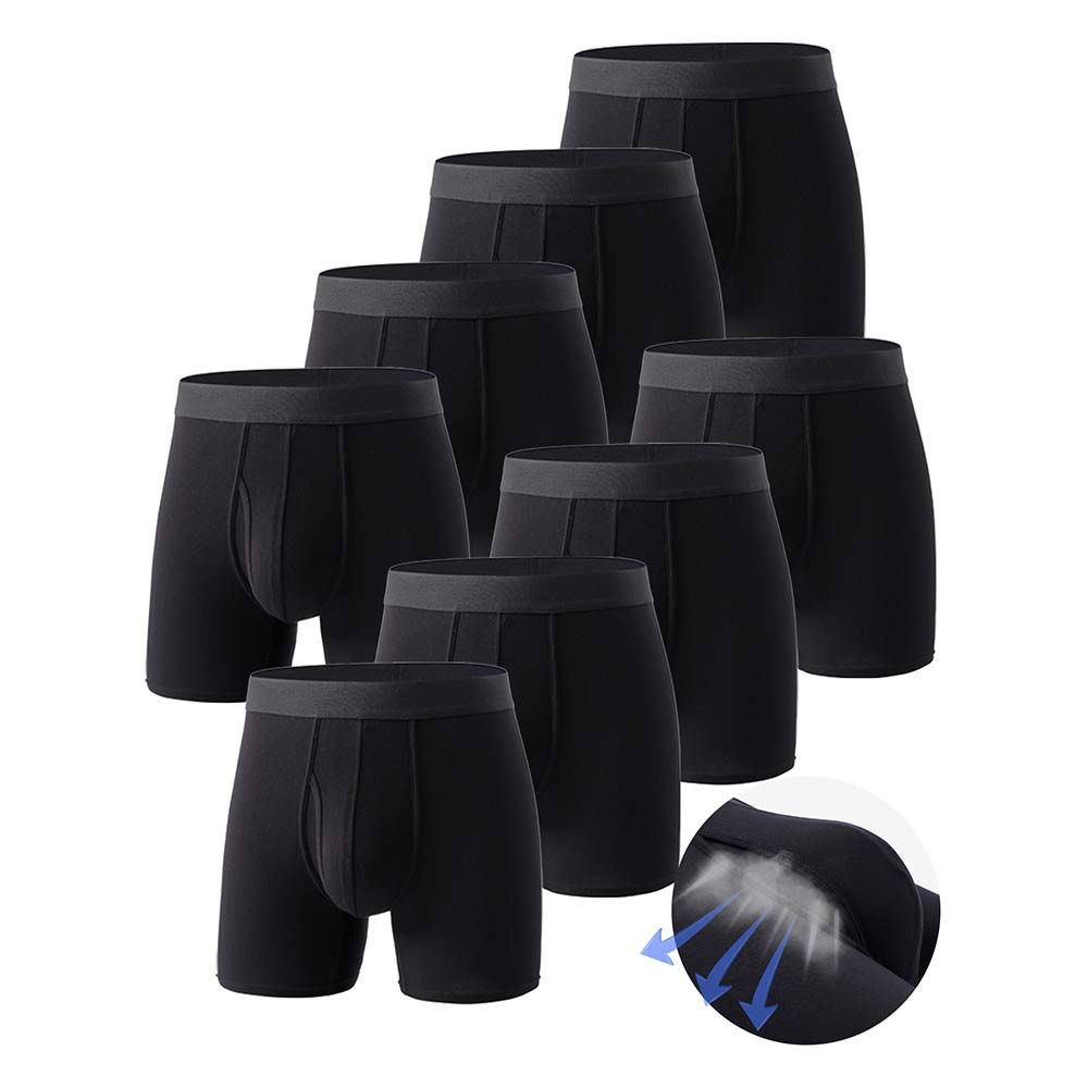 8Pcs Boxers Man Black Long Box - Didgeridoo Bamboo recension och pris