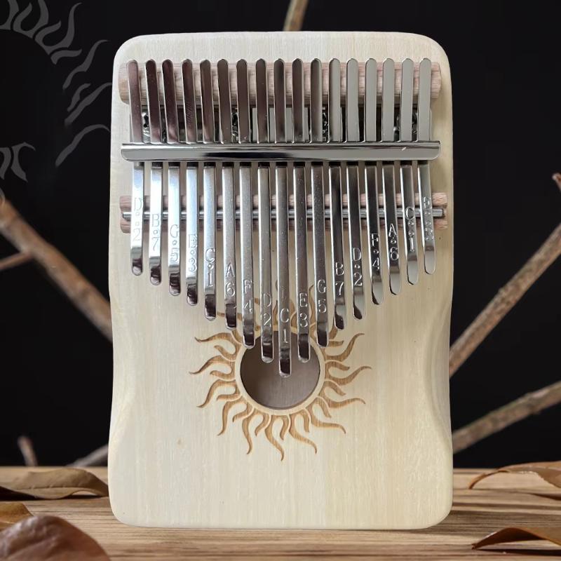 17 Key Kalimba Solid Wood Port - Musical Instrument Easy To Learn For Adults recension och pris