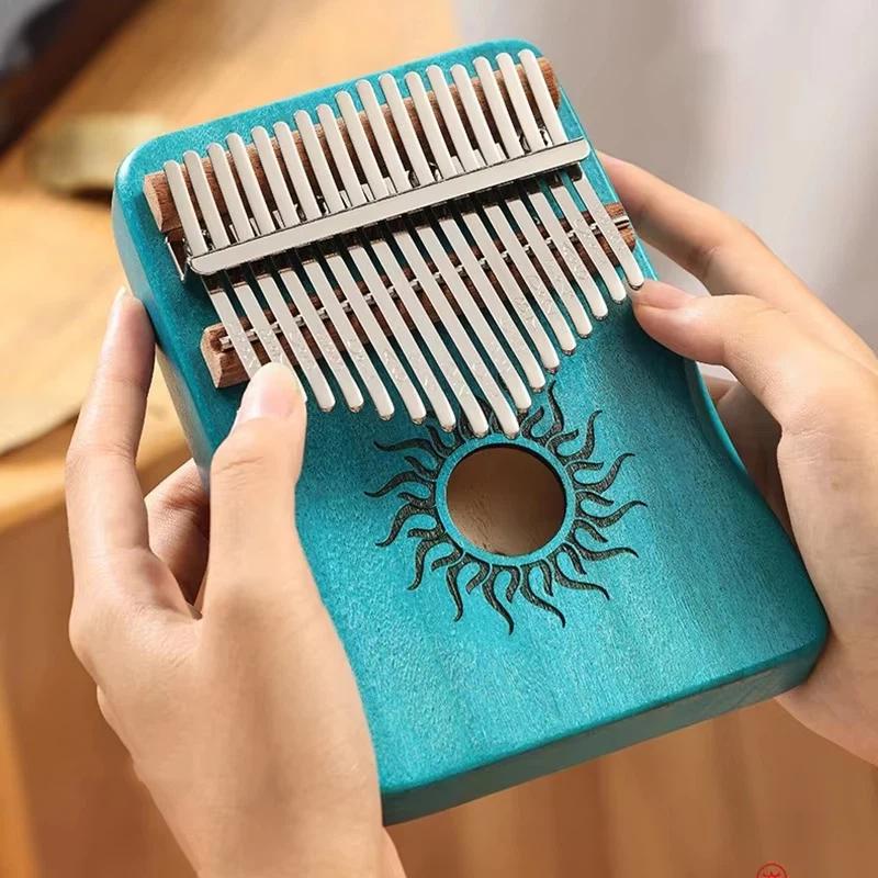 17 Key Kalimba Solid Wood Port - Musical Instrument Easy To Learn For Adults recension och pris