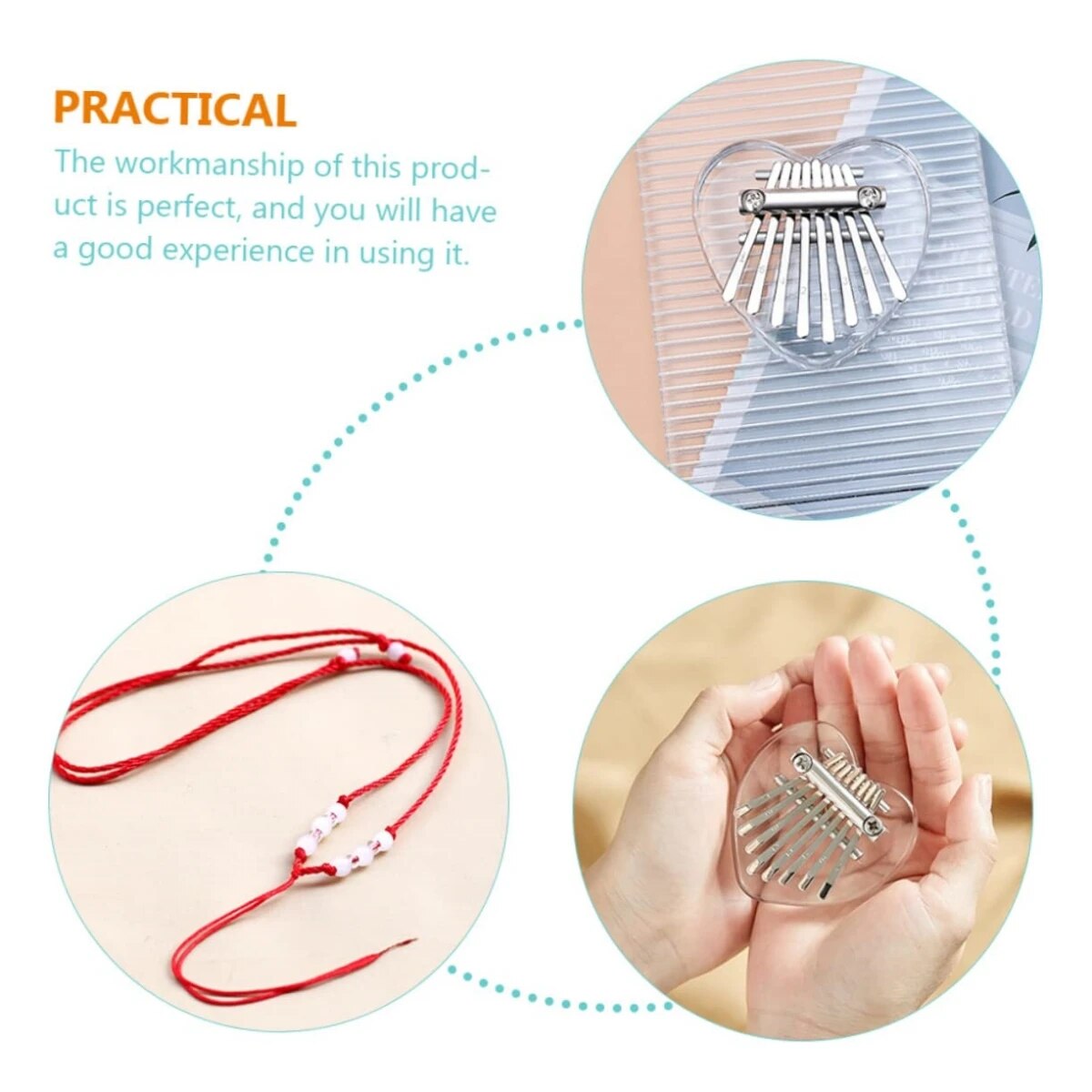 Miwayer 8 Keys Mini Kalimba Ra - Musical Instrument Names recension och pris