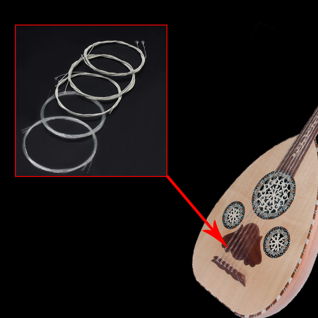 IRIN Oud Strings Turkey Oud Ar - Musical Instrument Lute recension och pris