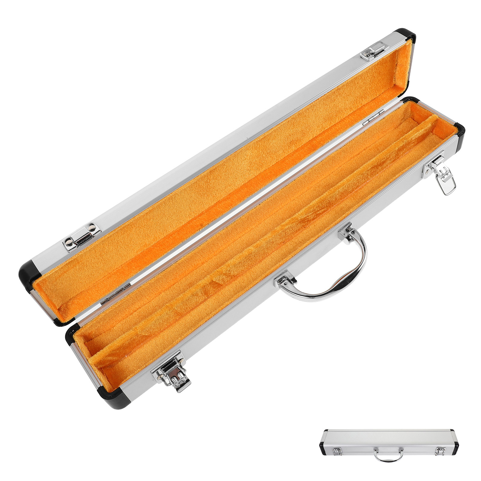 Flute Case Aluminum Alloy Port - Musical Instrument Box recension och pris