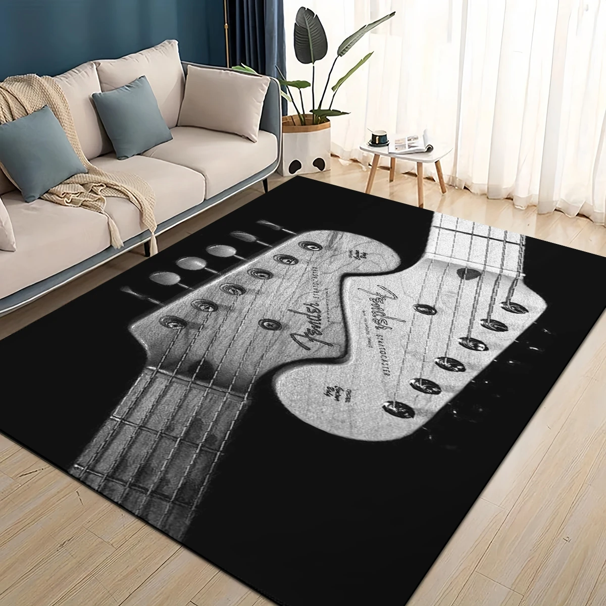 3D Retro Fender logo Guitar In - Musical Instrument Logo recension och pris