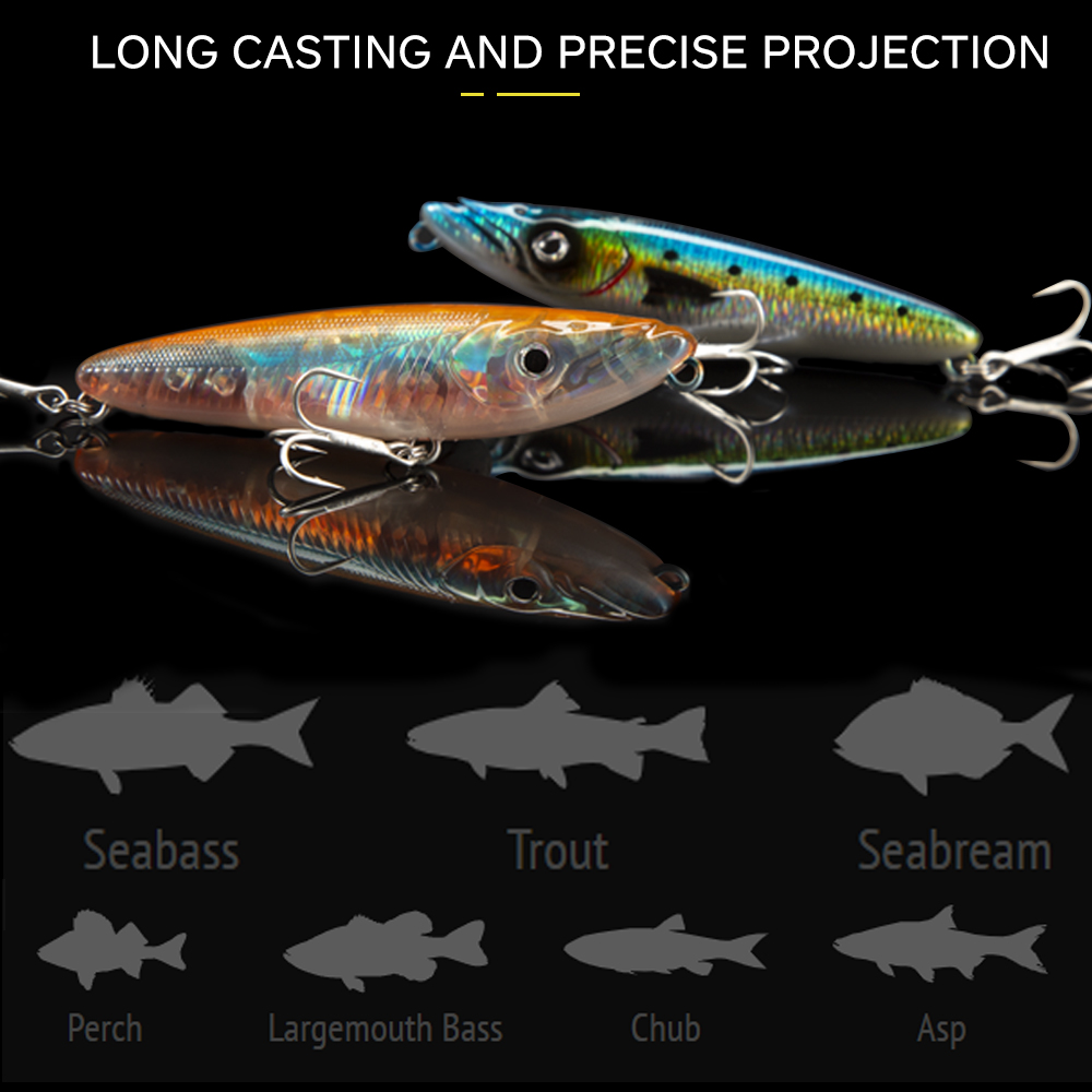 D1 Fishing Topwater Bait Surfa - Rain Stick Percussion recension och pris