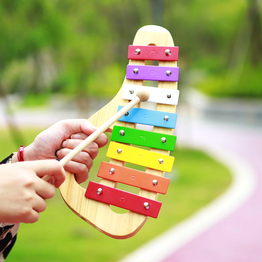8-Tone Rainbow Xylophone, Meta - Musical Instrument Xylophone recension och pris