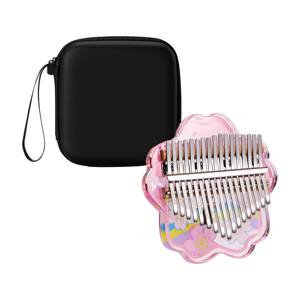 Mini Thumb Piano 17 Keys Porta - Musical Instruments Cartoon recension och pris