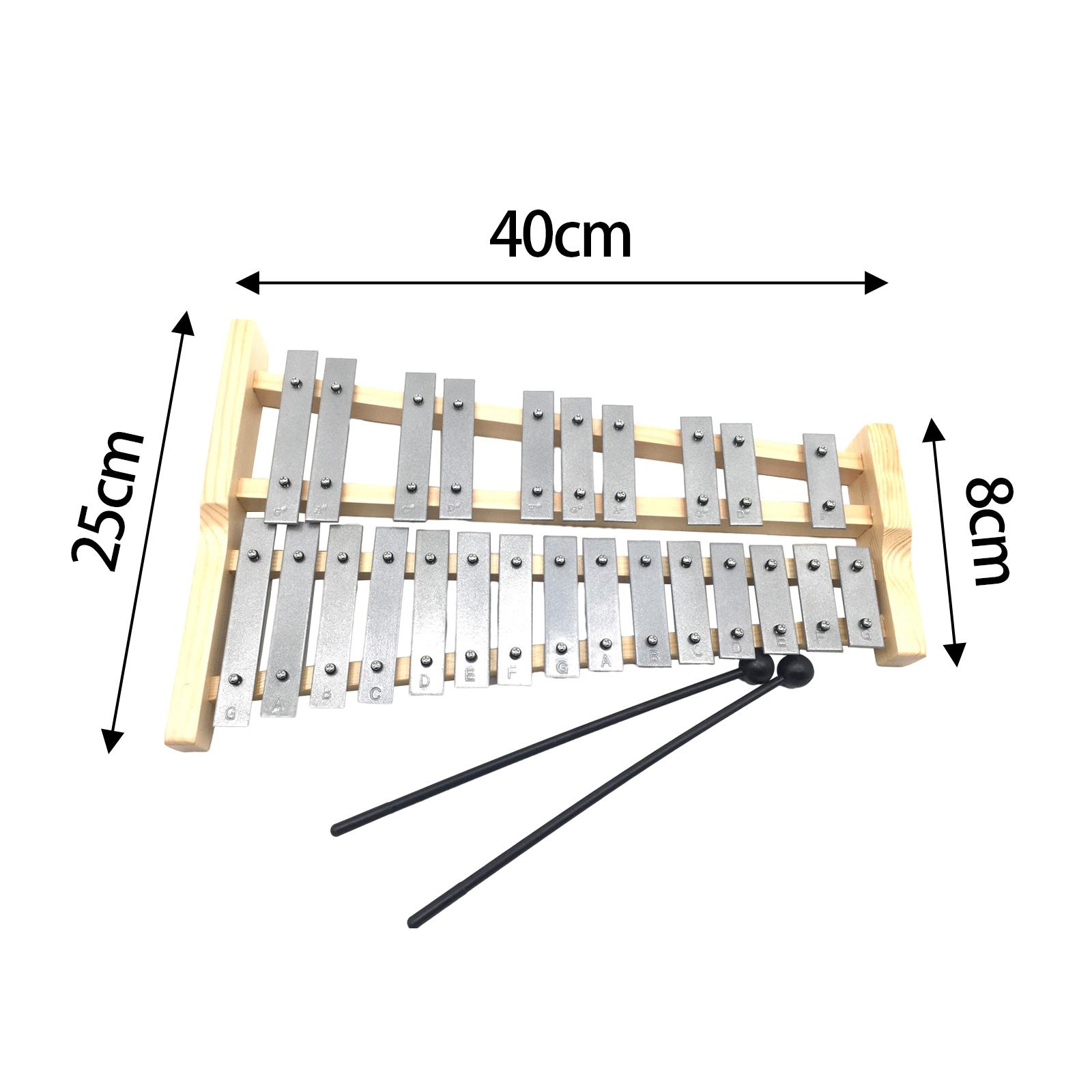 25 Notes Metal Keys Xylophone  - Musical Instrument Xylophone recension och pris