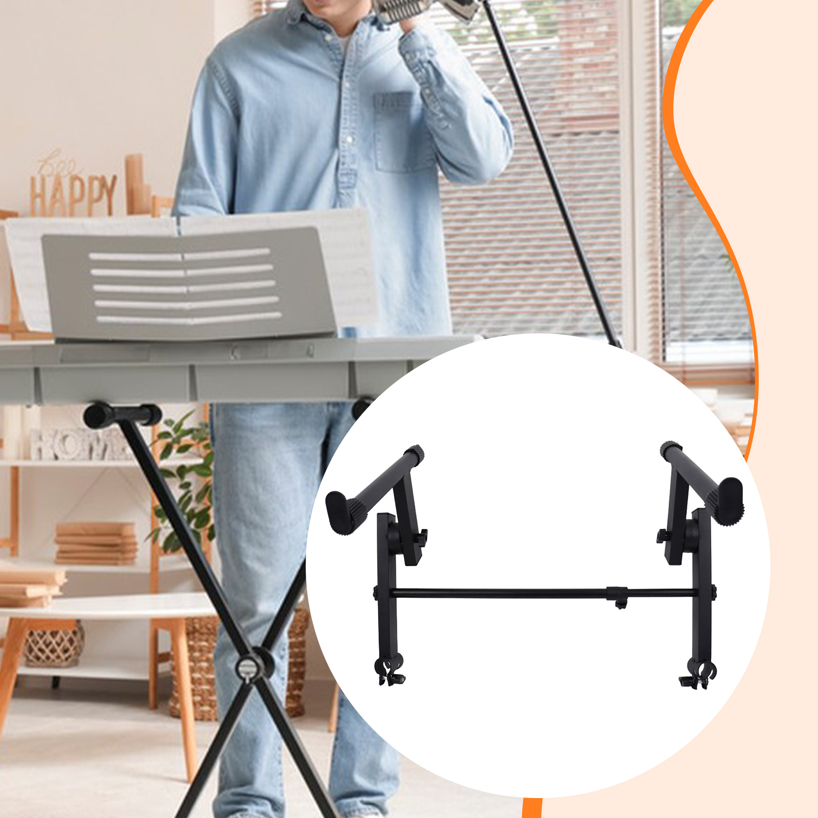 Metal Electric Piano Rack 2 Ti - Musical Instrument Names recension och pris