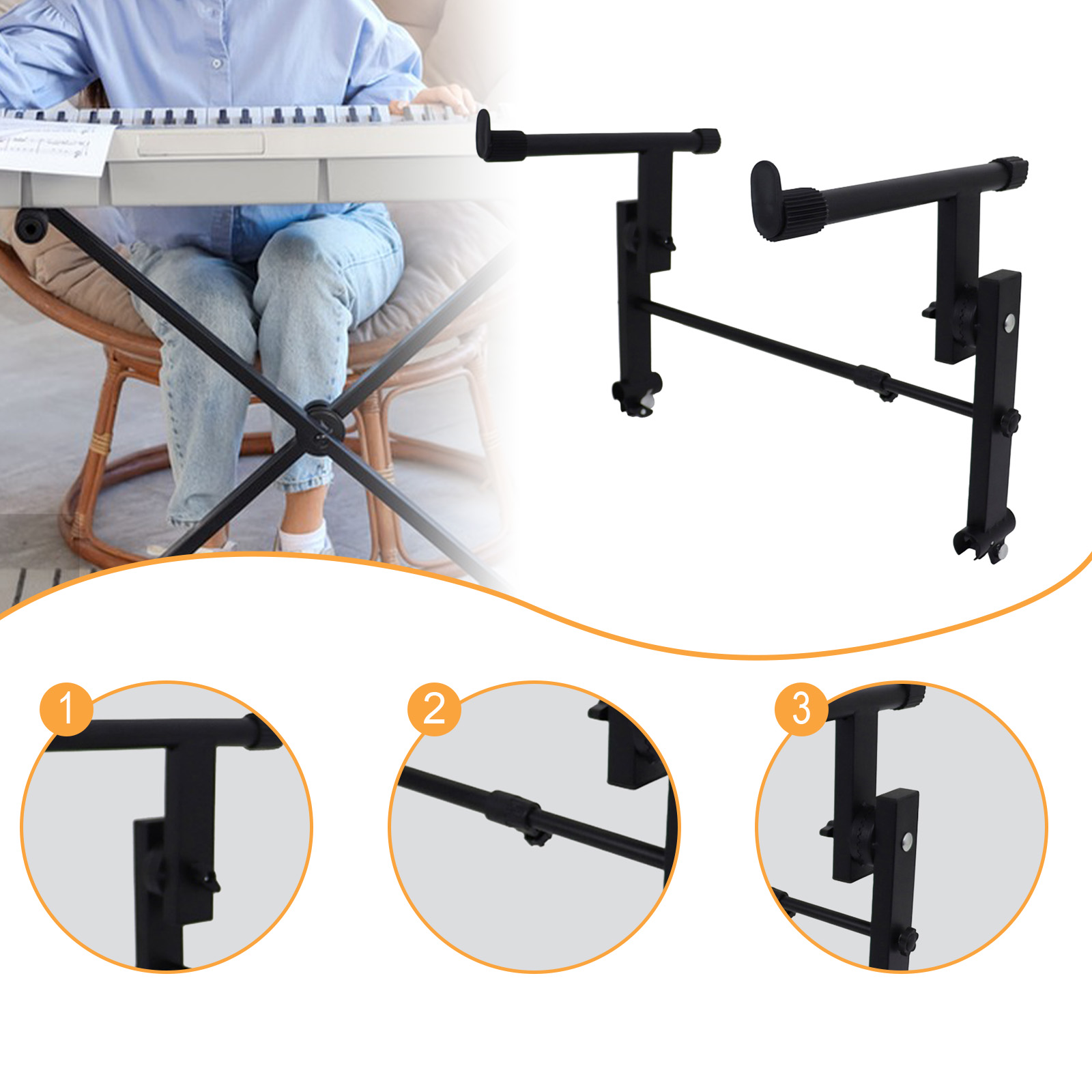 Metal Electric Piano Rack 2 Ti - Musical Instrument Names recension och pris