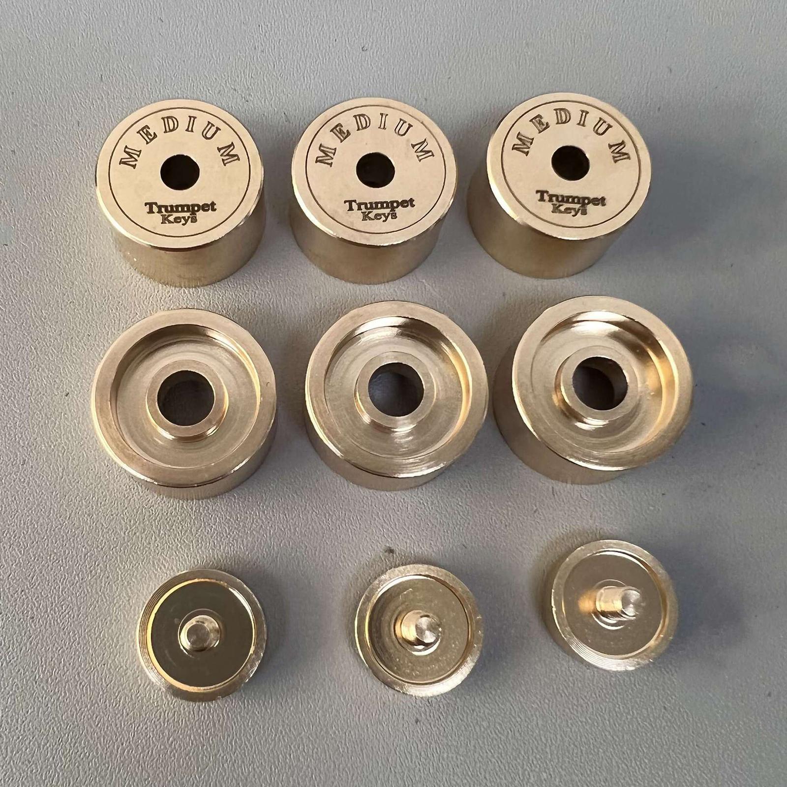 9Pcs Trumpet Valve Caps - Heav - Musical Instrument Repair recension och pris