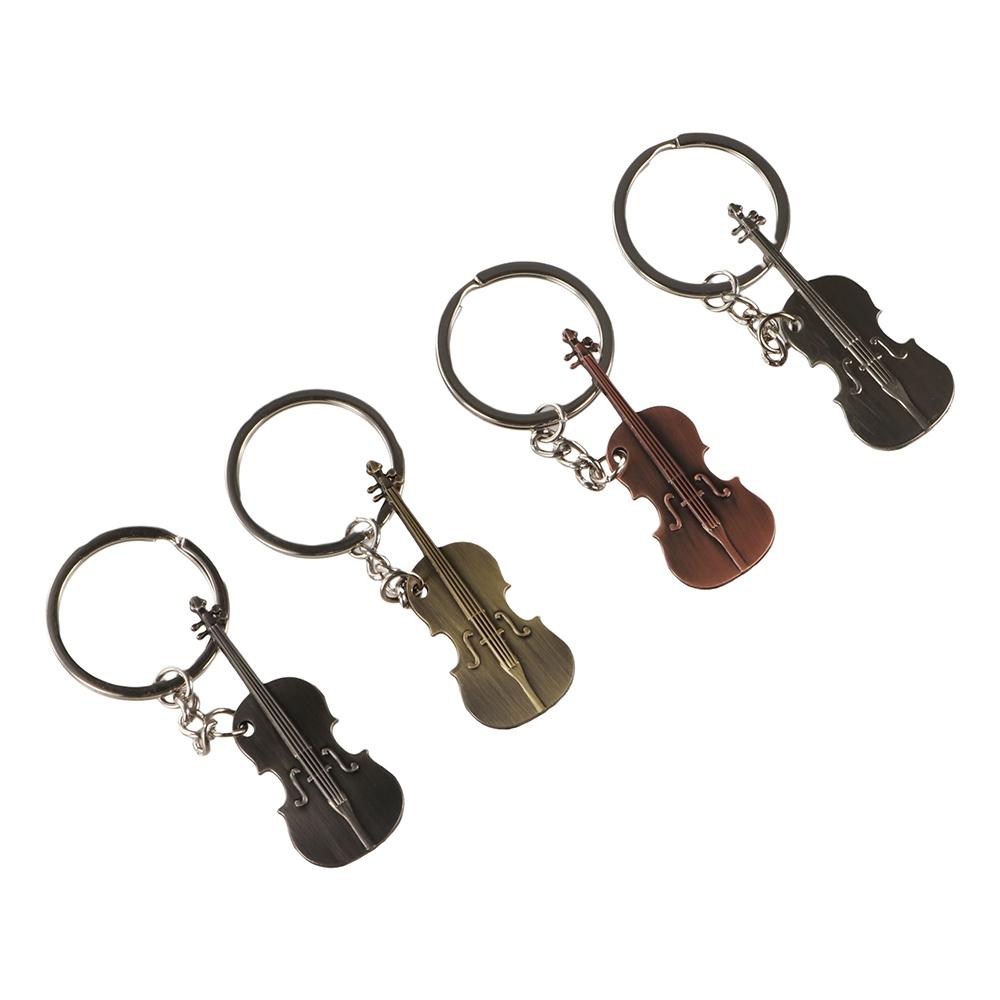 Cool Metal Guitar Key Chain Cl - Musical Instruments Cartoon recension och pris