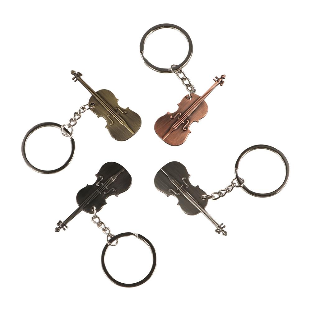 Cool Metal Guitar Key Chain Cl - Musical Instruments Cartoon recension och pris