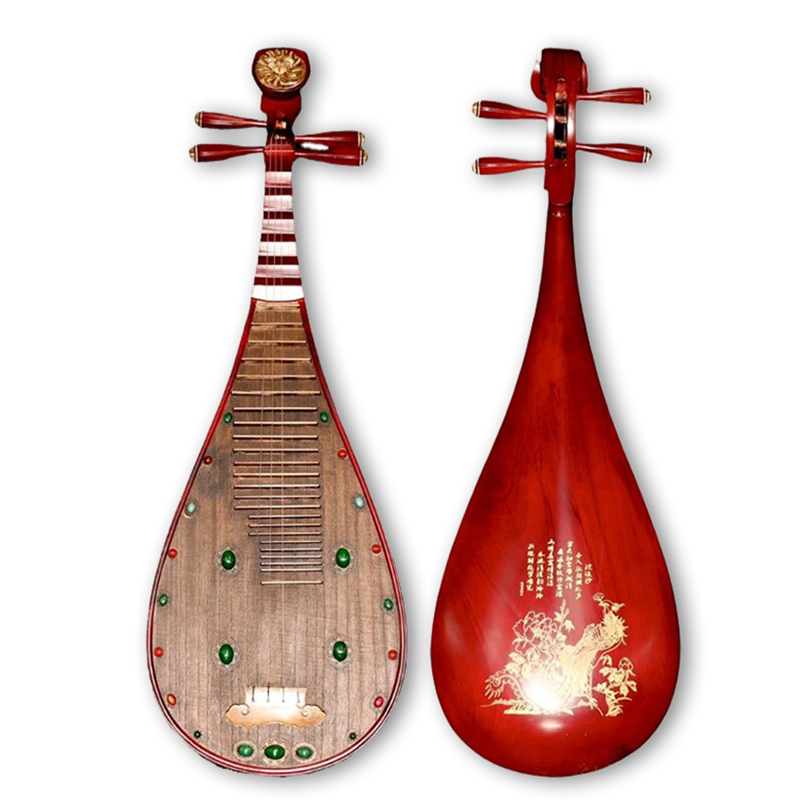 104cm Paulownia Wood Pipa Begi - Musical Instrument Lute recension och pris