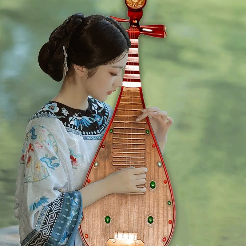 104cm Paulownia Wood Pipa Begi - Musical Instrument Lute recension och pris