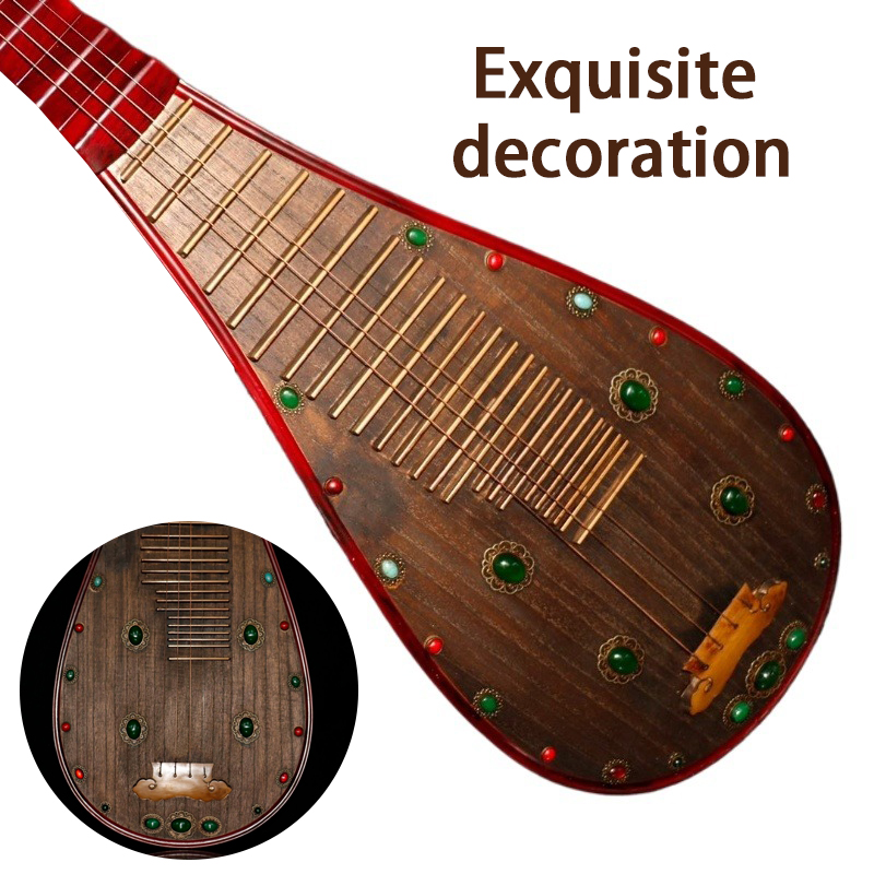 104cm Paulownia Wood Pipa Begi - Musical Instrument Lute recension och pris