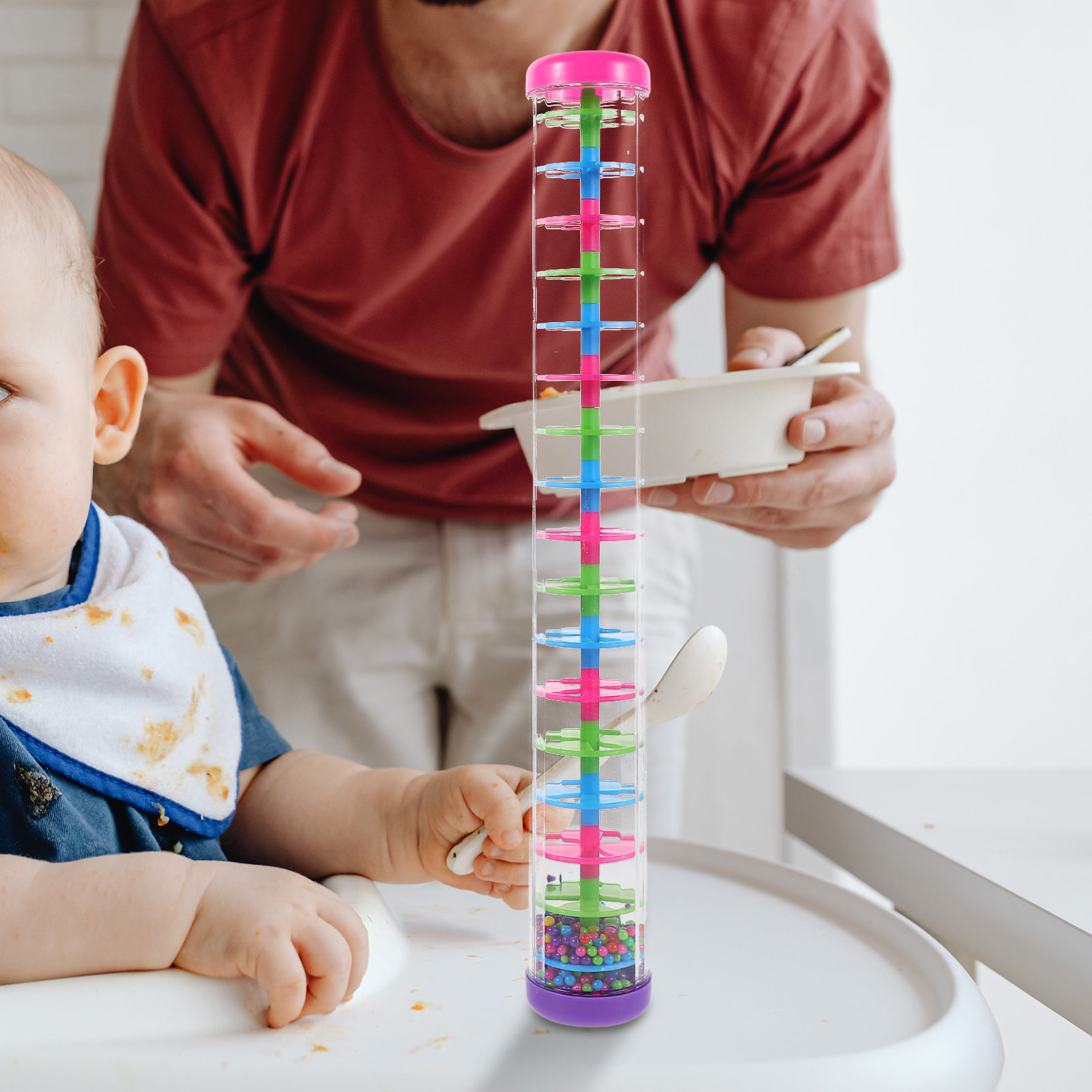 2Pcs Rain Stick Spiral Musical - Rain Stick Percussion recension och pris