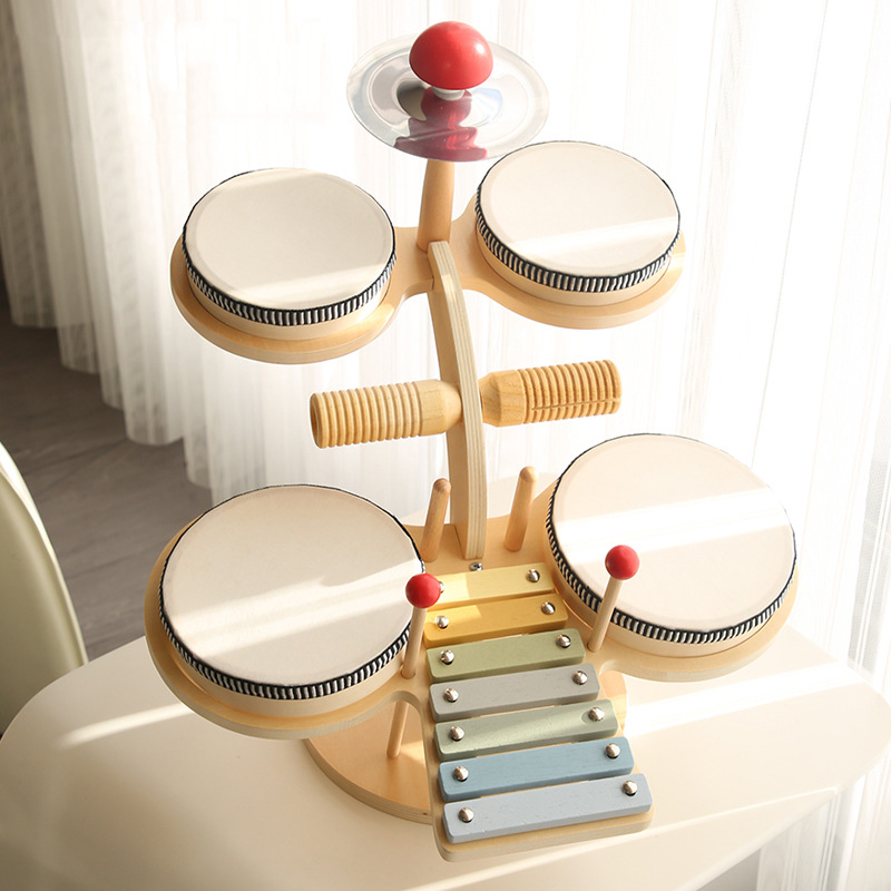 Montessori Educational Toys Wo - Musical Instrument Xylophone recension och pris