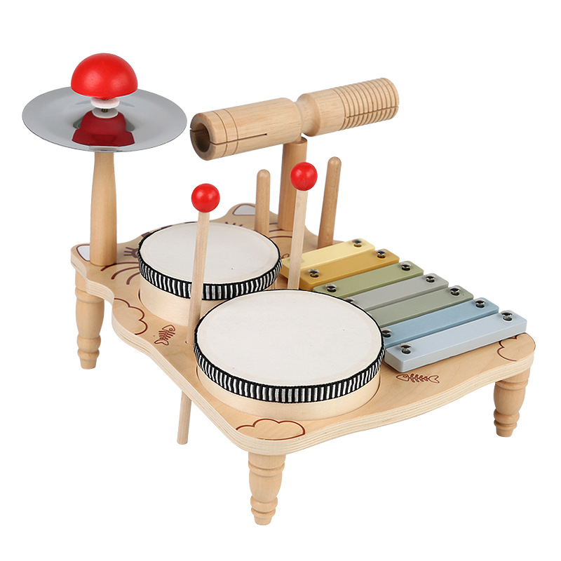 Montessori Educational Toys Wo - Musical Instrument Xylophone recension och pris