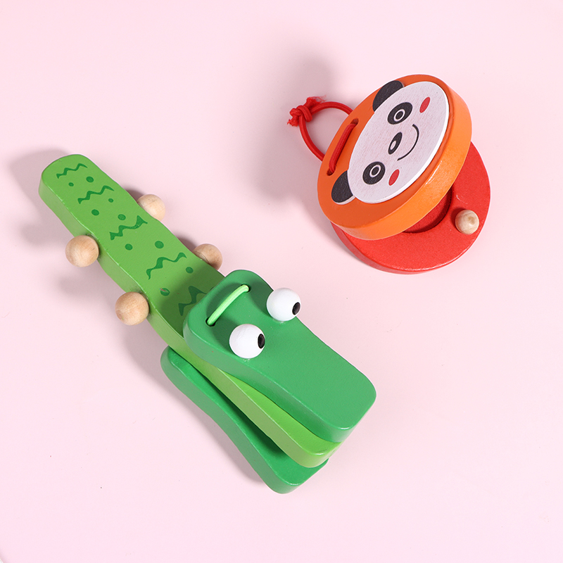 1Pc Kids Cartoon Wooden Crocod - Musical Instruments Cartoon recension och pris