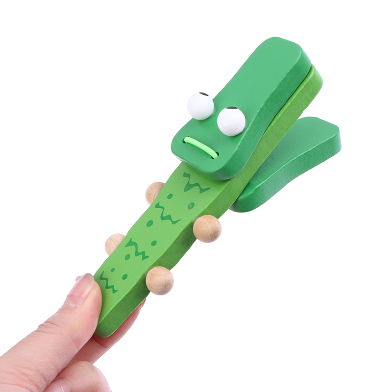 1Pc Kids Cartoon Wooden Crocod - Musical Instruments Cartoon recension och pris