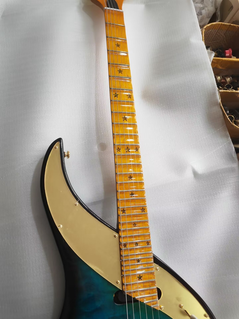 Maple Fretboard Star Inlays 29 - Musical Instrument Logo recension och pris